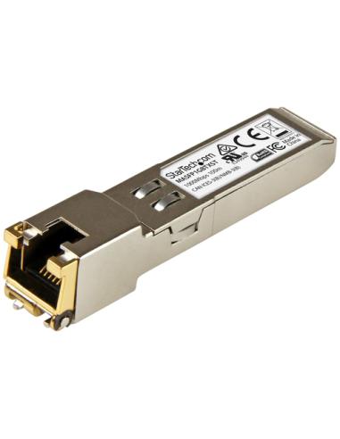 StarTech.com Módulo Transceptor SFP Compatible con Cisco Meraki MA-SFP-1GB-TX - 1000BASE-T - SFP a RJ45 Cat6 / Cat5e - 10/100/10