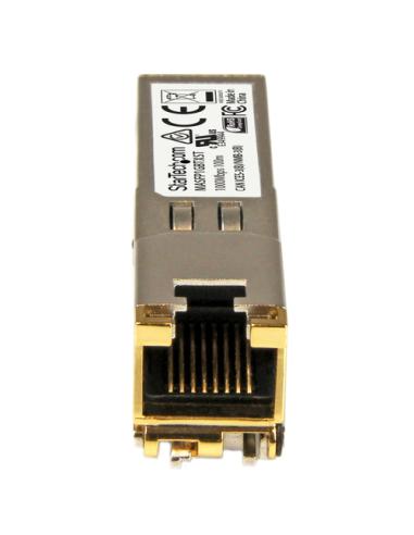StarTech.com Módulo Transceptor SFP Compatible con Cisco Meraki MA-SFP-1GB-TX - 1000BASE-T - SFP a RJ45 Cat6 / Cat5e - 10/100/10