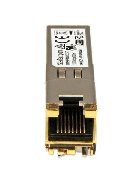StarTech.com Módulo Transceptor SFP Compatible con Cisco Meraki MA-SFP-1GB-TX - 1000BASE-T - SFP a RJ45 Cat6 / Cat5e - 10/100/10