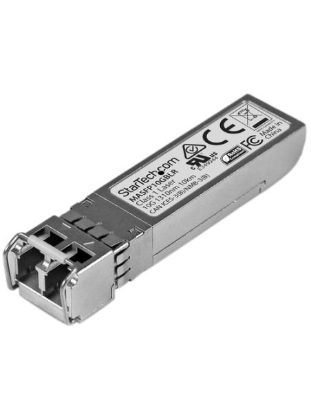 StarTech.com Módulo SFP + Compatible con Cisco Meraki MA-SFP-10GB-LR - 10GBASE-LR - Monomodo 10GbE - SFP+ Ethernet Gigabit 10Gb 