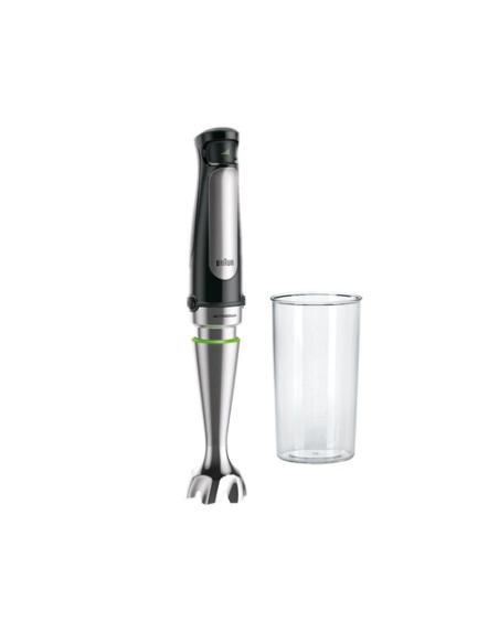 Braun MQ 7000X 0,6 L Batidora de inmersión 1000 W Negro, Acero satinado