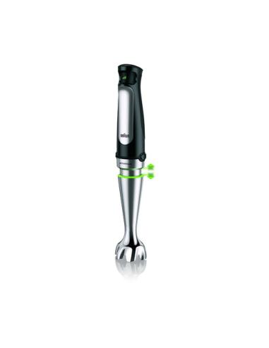 Braun MQ 7000X 0,6 L Batidora de inmersión 1000 W Negro, Acero satinado