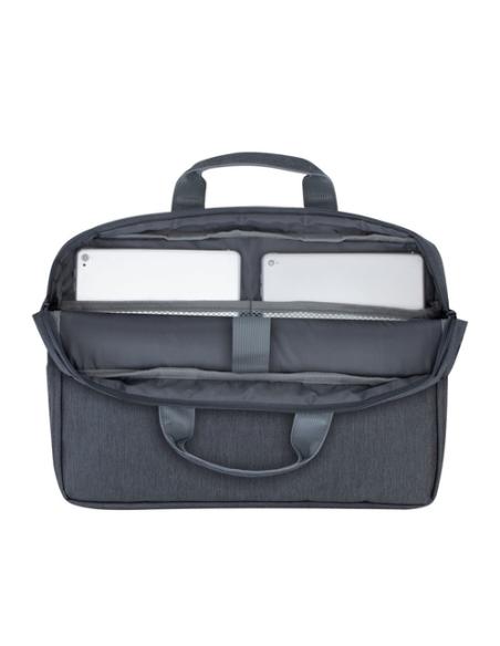 Rivacase 7532 39,6 cm (15.6") Maletín Gris