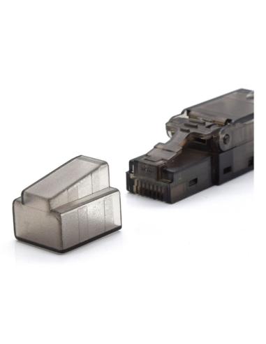 WP WPC-MDP-88-6AUP-TL conector RJ-45 Negro, Translúcido