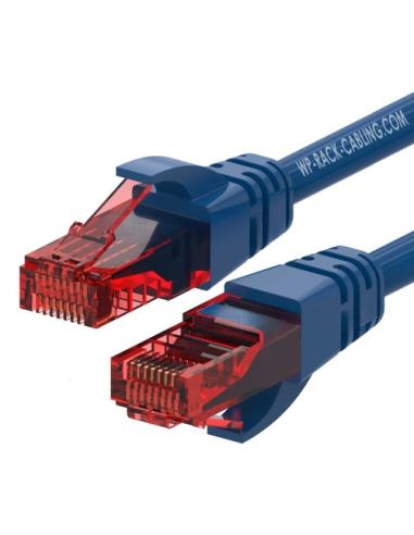 WP WPC-PAT-6U002B cable de red Azul, Rojo 0,2 m Cat6 U/UTP (UTP)