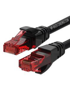 WP WPC-PAT-6U002BL cable de red Negro, Rojo 0,2 m Cat6 U/UTP (UTP)