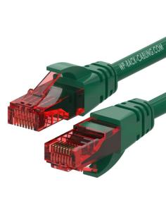 WP WPC-PAT-6U002G cable de red Negro, Verde 0,2 m Cat6 U/UTP (UTP)