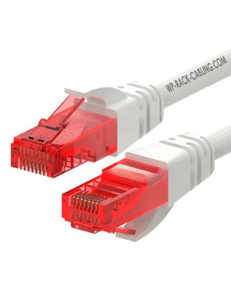WP WPC-PAT-6U002W cable de red Rojo, Blanco 0,2 m Cat6 U/UTP (UTP)