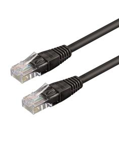 WP WPC-PAT-6U005BL cable de red Negro 0,5 m Cat6 U/UTP (UTP)