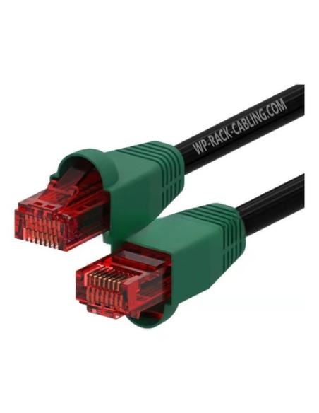 WP WPC-PAT-6U030BL-O cable de red Negro, Verde, Rojo 3 m Cat6 U/UTP (UTP)