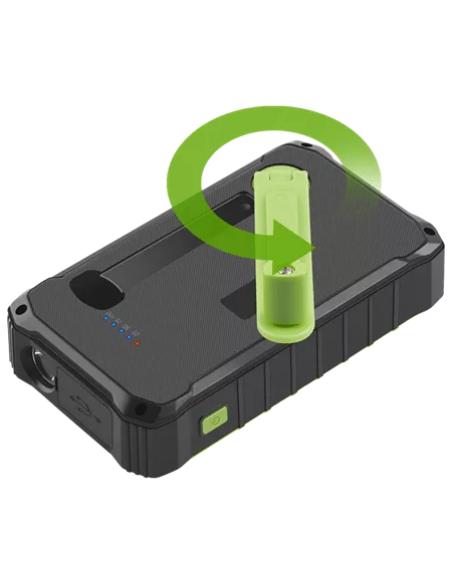 Denver PSO-10012 batería externa Polímero de litio 10000 mAh Negro, Verde claro