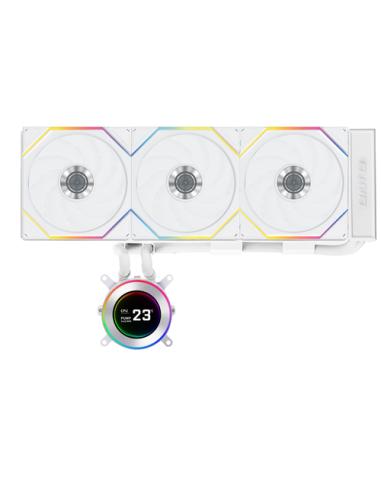 Lian Li GA II Hydroshift II LCD-C 360TL Procesador Sistema de refrigeración líquida todo en uno 12 cm Blanco 1 pieza(s)