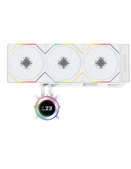 Lian Li GA II Hydroshift II LCD-C 360TL Procesador Sistema de refrigeración líquida todo en uno 12 cm Blanco 1 pieza(s)