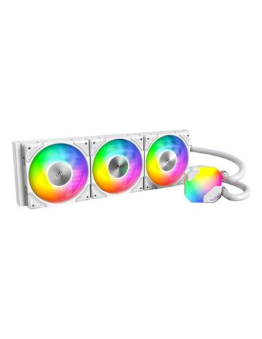 Montech HyperFlow ARGB 360 Procesador Sistema de refrigeración líquida todo en uno 12 cm Blanco 1 pieza(s)
