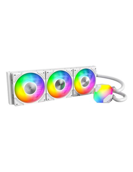 Montech HyperFlow ARGB 360 Procesador Sistema de refrigeración líquida todo en uno 12 cm Blanco 1 pieza(s)
