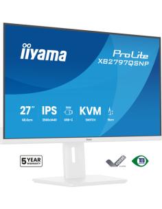 iiyama ProLite XB2797QSNP-W1 pantalla para PC 68,6 cm (27") 2560 x 1440 Pixeles Quad HD LCD Blanco