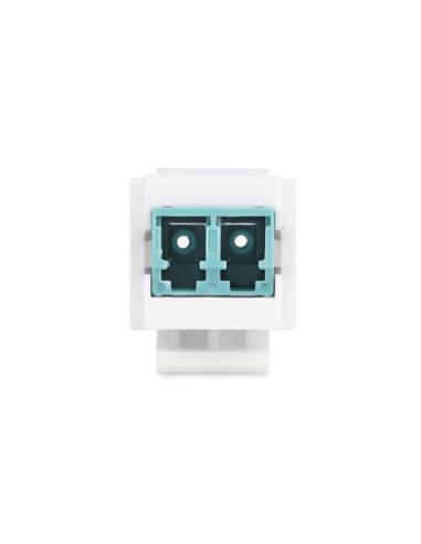 StarTech.com DMFKSLCLCCOUPLER adaptador de fibra óptica LC 1 pieza(s) Blanco