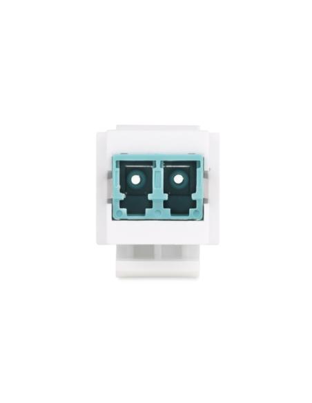 StarTech.com DMFKSLCLCCOUPLER adaptador de fibra óptica LC 1 pieza(s) Blanco