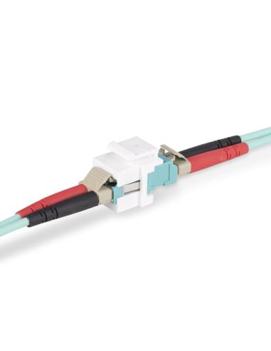 StarTech.com DMFKSLCLCCOUPLER adaptador de fibra óptica LC 1 pieza(s) Blanco