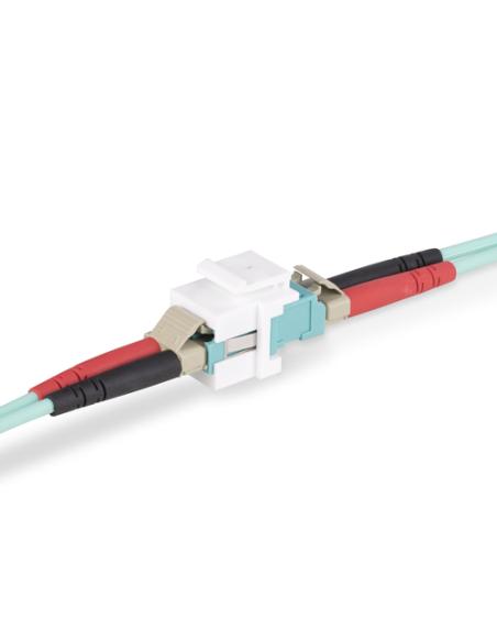 StarTech.com DMFKSLCLCCOUPLER adaptador de fibra óptica LC 1 pieza(s) Blanco