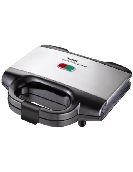 Tefal SM1552 sandwichera 700 W Negro, Acero inoxidable