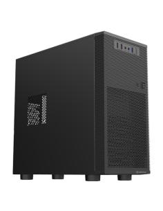 UNYKAch Caja Micro ATX AERO C15 con fuente ATX de 500W