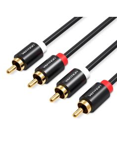 Vention VAB-R06-B300 cable de audio 3 m RCA Negro