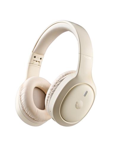 NGS Artica Tempest Beige Auriculares Inalámbrico y alámbrico Diadema Llamadas/Música USB Tipo C Bluetooth