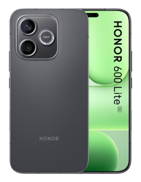 Honor 600 Lite 16,8 cm (6.6") SIM doble Android 16.0 5G USB Tipo C 8 GB 256 GB 6520 mAh Negro