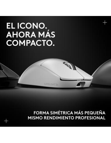Logitech G PRO X SUPERLIGHT 2c, ratón inalámbrico para gaming ratón compacto de 53 g de calidad profesional con 5 botones progra