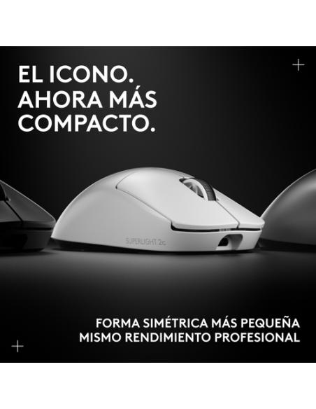 Logitech G PRO X SUPERLIGHT 2c, ratón inalámbrico para gaming ratón compacto de 53 g de calidad profesional con 5 botones progra