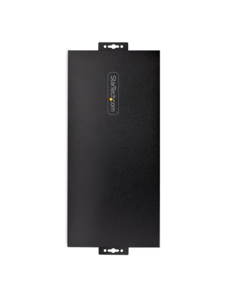 StarTech.com Hub Ladrón USB 3.0 5Gb de 16 Puertos Industrial - Metal - Montaje en Rack/Superficie/DIN - Carga Compartida USB 120