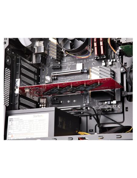 StarTech.com QUAD-M2-PCIE-CARD-B tarjeta y adaptador de interfaz Interno M.2