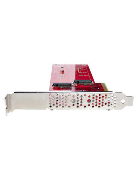 StarTech.com Tarjeta PCIe Adaptadora para 2 SSDs M.2, PCI Express x8 o x16 a NVMe Doble o SSDs M.2 AHCI, PCI Express 4.0, 7,8Gbp