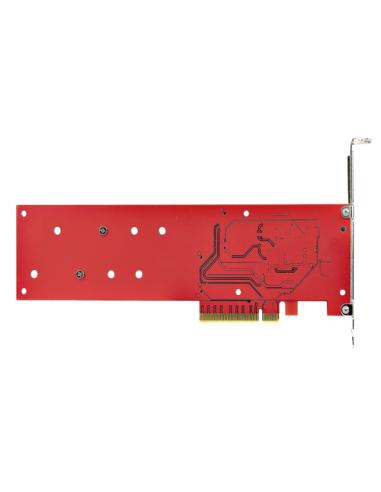 StarTech.com Tarjeta PCIe Adaptadora para 2 SSDs M.2, PCI Express x8 o x16 a NVMe Doble o SSDs M.2 AHCI, PCI Express 4.0, 7,8Gbp
