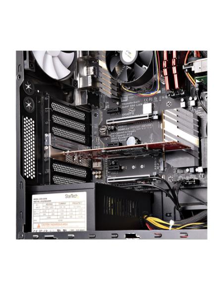StarTech.com Tarjeta PCIe Adaptadora para 2 SSDs M.2, PCI Express x8 o x16 a NVMe Doble o SSDs M.2 AHCI, PCI Express 4.0, 7,8Gbp