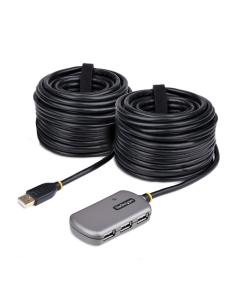 StarTech.com Hub Extensor USB - Concentrador USB con Cable de Extensión de 24m - Cable Alargador USB con Ladrón USB - Repetidor 
