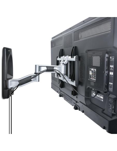 StarTech.com Soporte de Montaje Articulado de Pared para Televisores - Soporte VESA de Pared - Soporta TV Plano o Curvos de 65" 