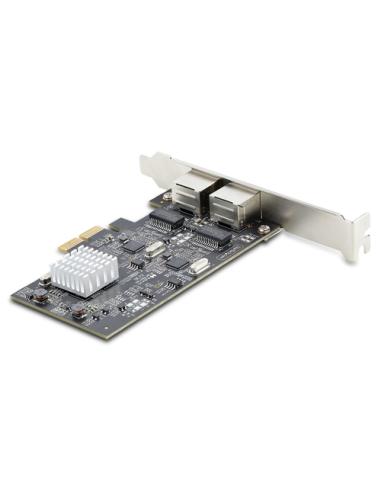 StarTech.com Tarjeta PCI Express de Red Ethernet 2 Puertos NBASE-T 2,5G - NIC I225-V - Tarjeta de Red de 2 Puertos para Ordenado