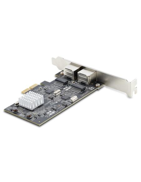 StarTech.com Tarjeta PCI Express de Red Ethernet 2 Puertos NBASE-T 2,5G - NIC I225-V - Tarjeta de Red de 2 Puertos para Ordenado