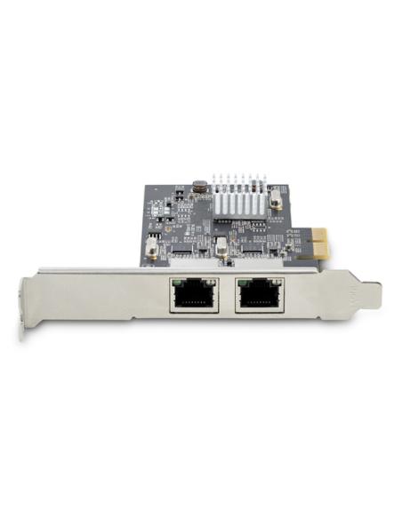 StarTech.com Tarjeta PCI Express de Red Ethernet 2 Puertos NBASE-T 2,5G - NIC I225-V - Tarjeta de Red de 2 Puertos para Ordenado