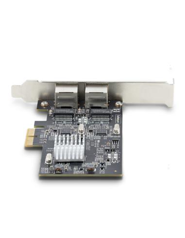 StarTech.com Tarjeta PCI Express de Red Ethernet 2 Puertos NBASE-T 2,5G - NIC I225-V - Tarjeta de Red de 2 Puertos para Ordenado