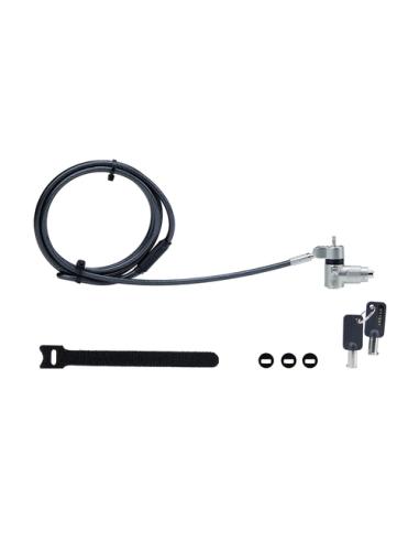 StarTech.com Cable de 2m Universal de Seguridad para Ordenador Portátil - Cable de Bloqueo Compatible con Noble Wedge/Nano/K-Slo