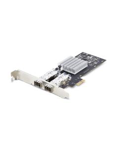 StarTech.com Tarjeta PCIe 2.1x1 de Red de Fibra Óptica/Cobre Ethernet 1Gb SFP de 2 Puertos - Chipset Controlador Intel I350-AM2 