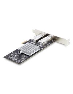 StarTech.com Tarjeta PCIe 2.1x1 de Red de Fibra Óptica/Cobre Ethernet 1Gb SFP de 2 Puertos - Chipset Controlador Intel I350-AM2  2