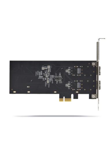 StarTech.com Tarjeta PCIe 2.1x1 de Red de Fibra Óptica/Cobre Ethernet 1Gb SFP de 2 Puertos - Chipset Controlador Intel I350-AM2 