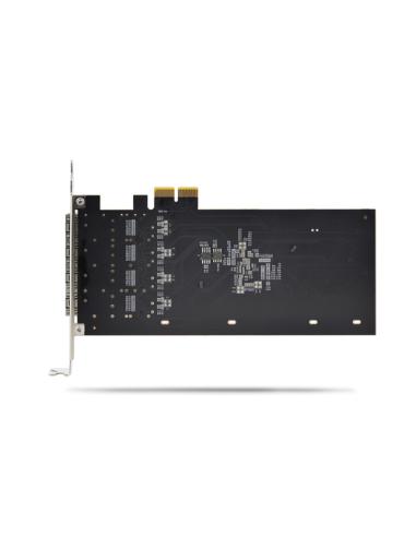 StarTech.com Tarjeta PCIe 2.1x2 (Compatible con x4, x8 y x16) de Red de Fibra Óptica/Cobre Ethernet 1Gb SFP de 4 Puertos - Chips
