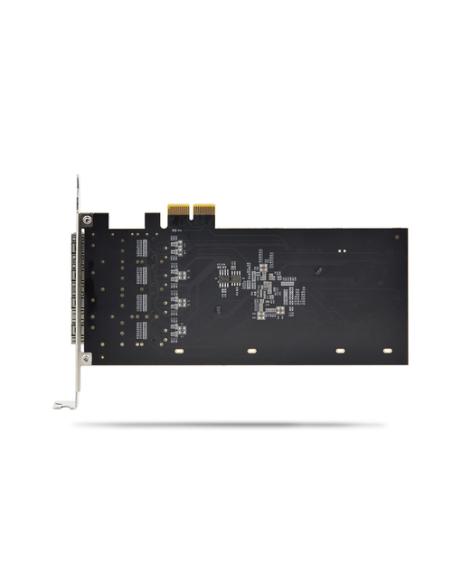 StarTech.com Tarjeta PCIe 2.1x2 (Compatible con x4, x8 y x16) de Red de Fibra Óptica/Cobre Ethernet 1Gb SFP de 4 Puertos - Chips