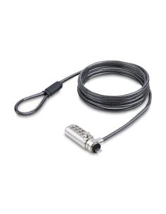 StarTech.com Cable de Seguridad Delgado para Portátil Compatible con Noble Wedge® de 1,5m - Cable Antirrobo para Portátil con Ca