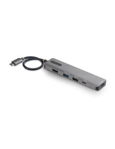StarTech.com Mini Dock USB-C A HDMI - Adaptador Multipuertos Tipo C - PD de 140W - 4K 60Hz - Hub USB 10Gbps - Para MacBook / Del
